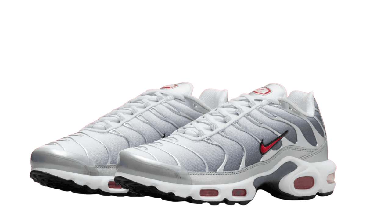 Air Max Plus TN Metallic Silver University Red