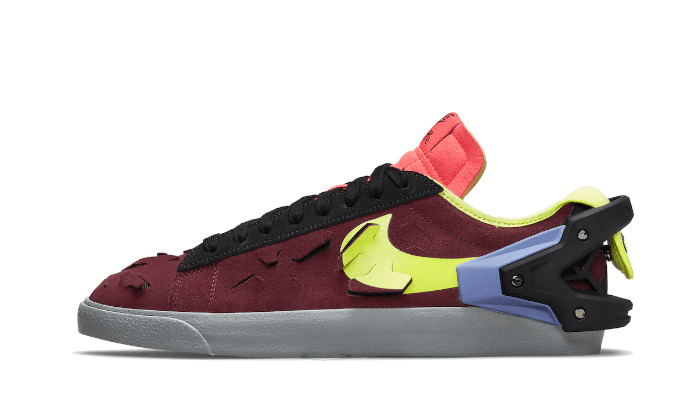 Nike Blazer Low Acronym Night Maroon - DN2067-600 - Vista 1