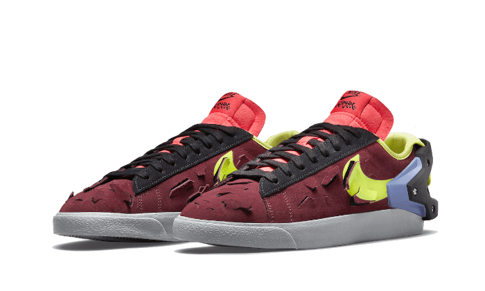 Nike Blazer Low Acronym Night Maroon - DN2067-600 - Vista 2