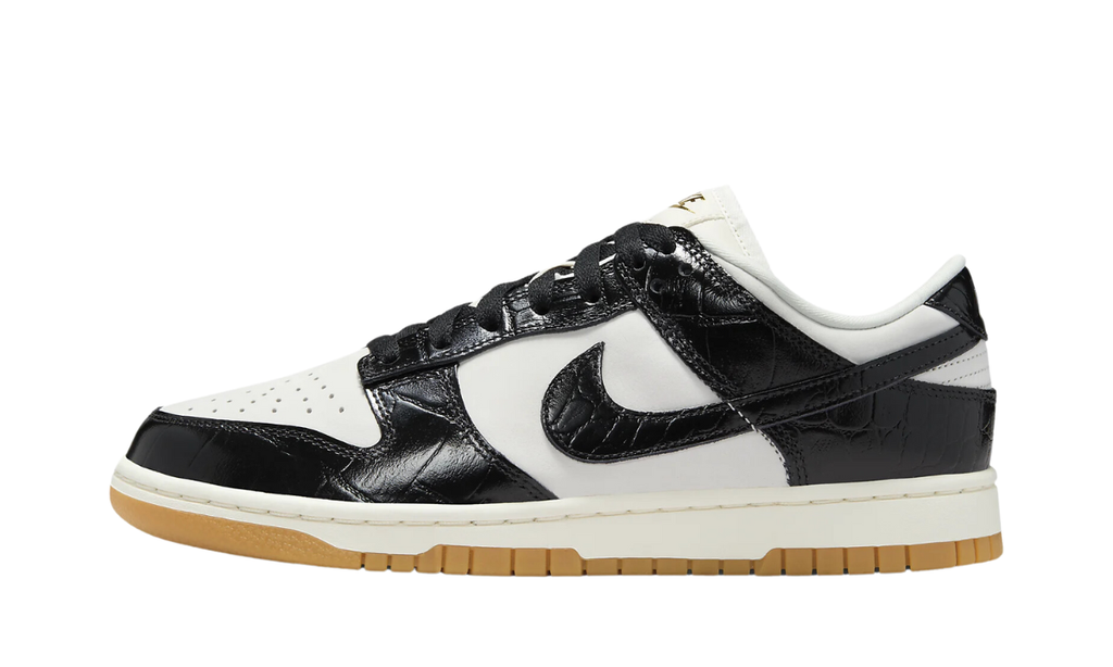 Nike Dunk Low LX Croc Black White