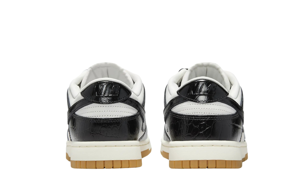 Nike Dunk Low LX Croc Black White