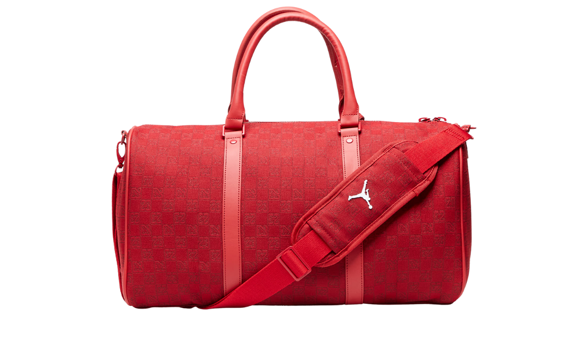 Jordan Monogram Duffle Bag Red