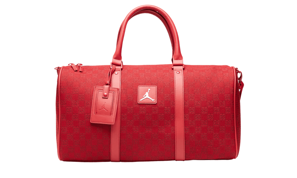 Jordan Monogram Duffle Bag Red
