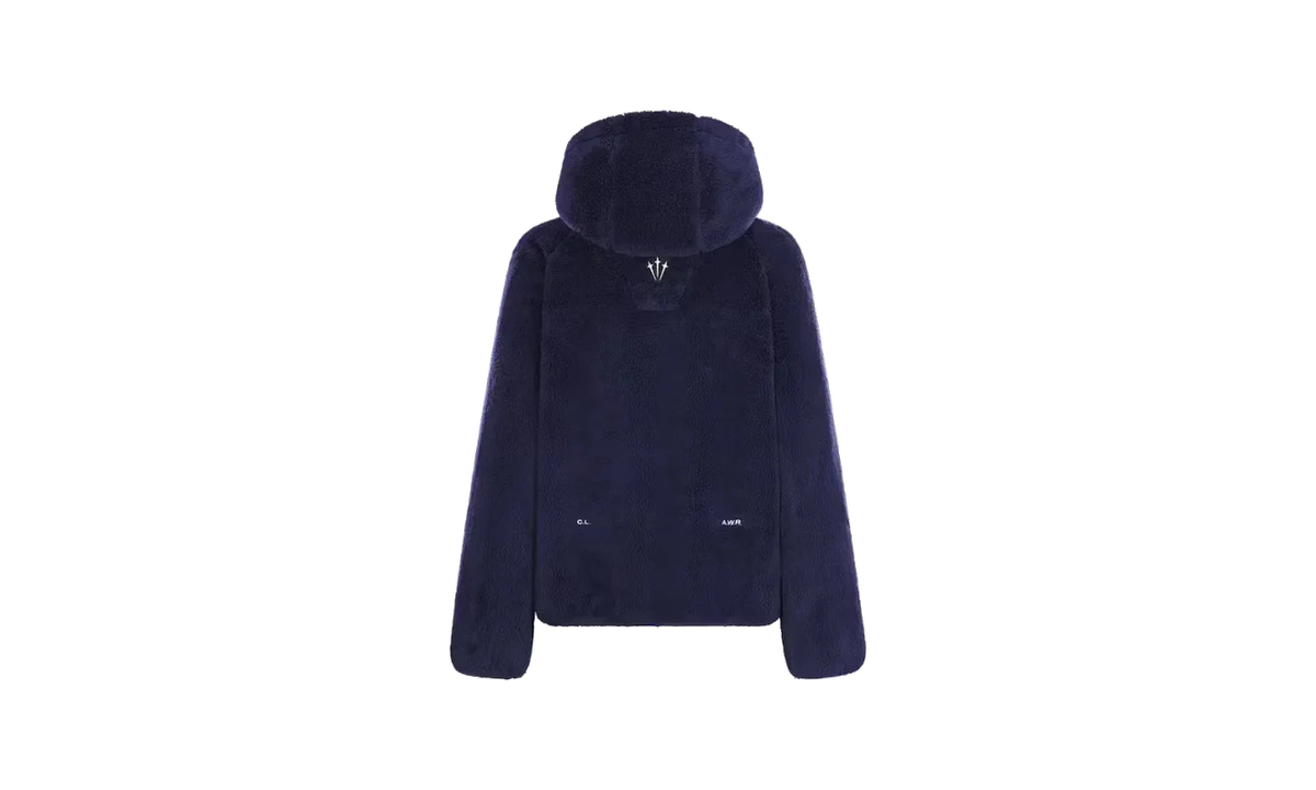 Nike x NOCTA Women's Chalet Polar Top Dark Blue, vista trasera