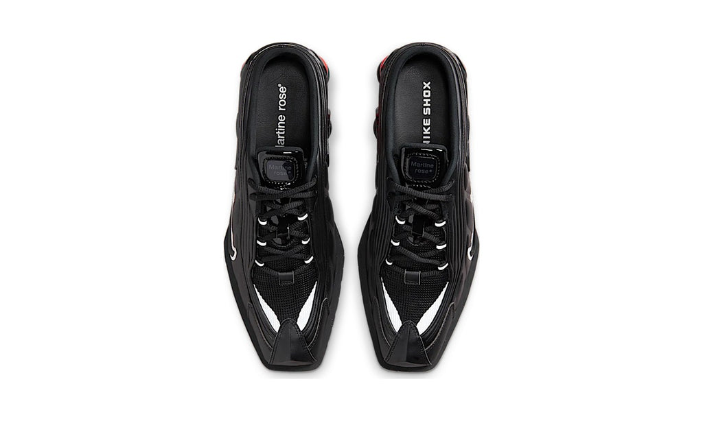 Nike Shox MR4 Mule Martine Rose Black — vista 3
