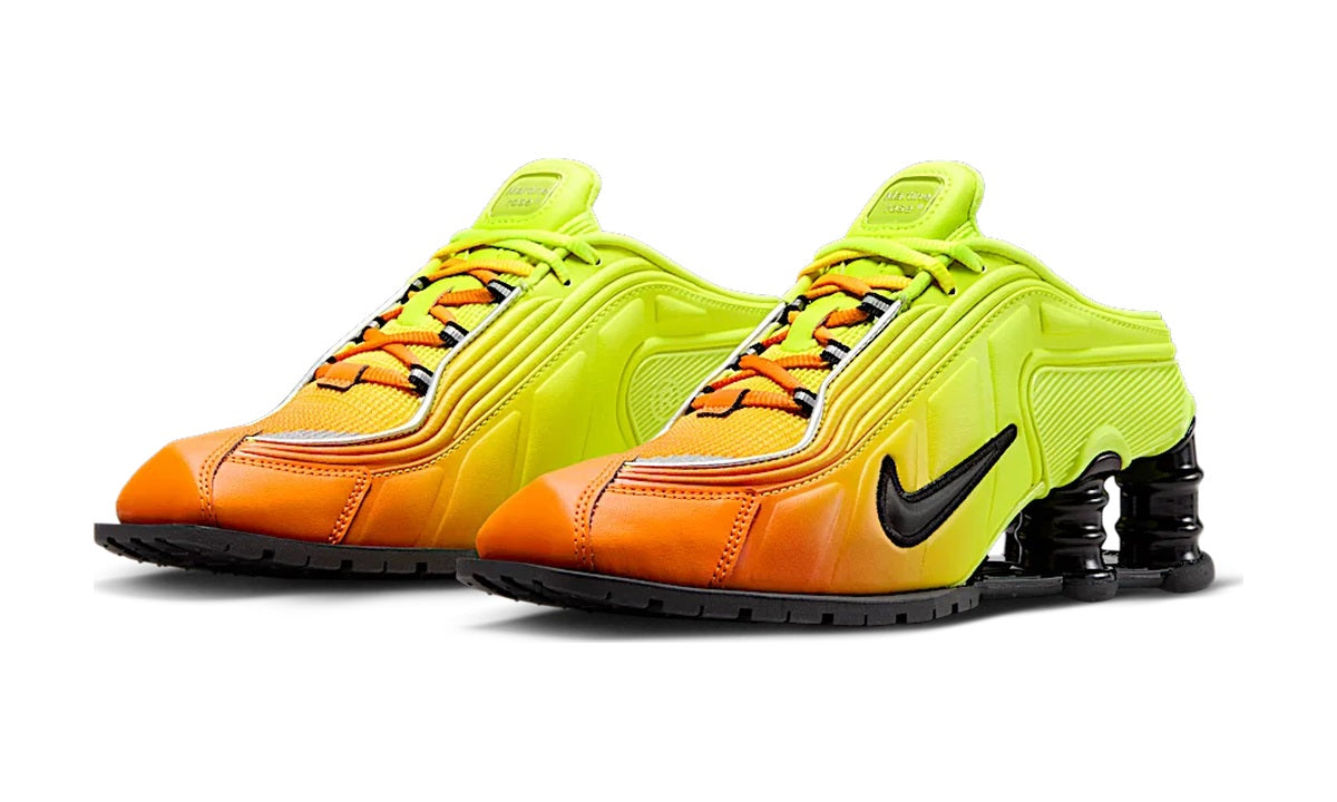 Nike Shox MR4 Mule Martine Rose Safety Orange — vista 2