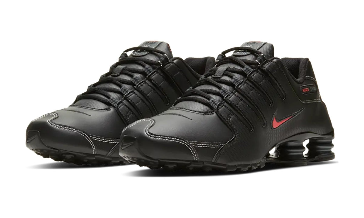 Nike Shox NZ Black Varsity Red — vista 2