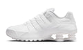 Nike Shox NZ Triple White — vista 1