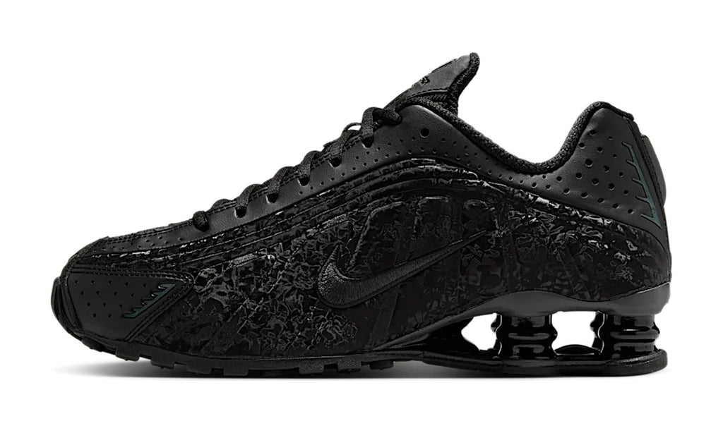 Nike Shox R4 Black Floral (Women's) — vista 1