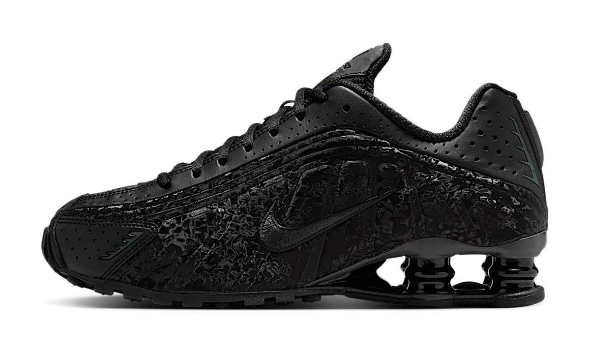 Nike Shox R4 Black Floral (Women's) — vista 1