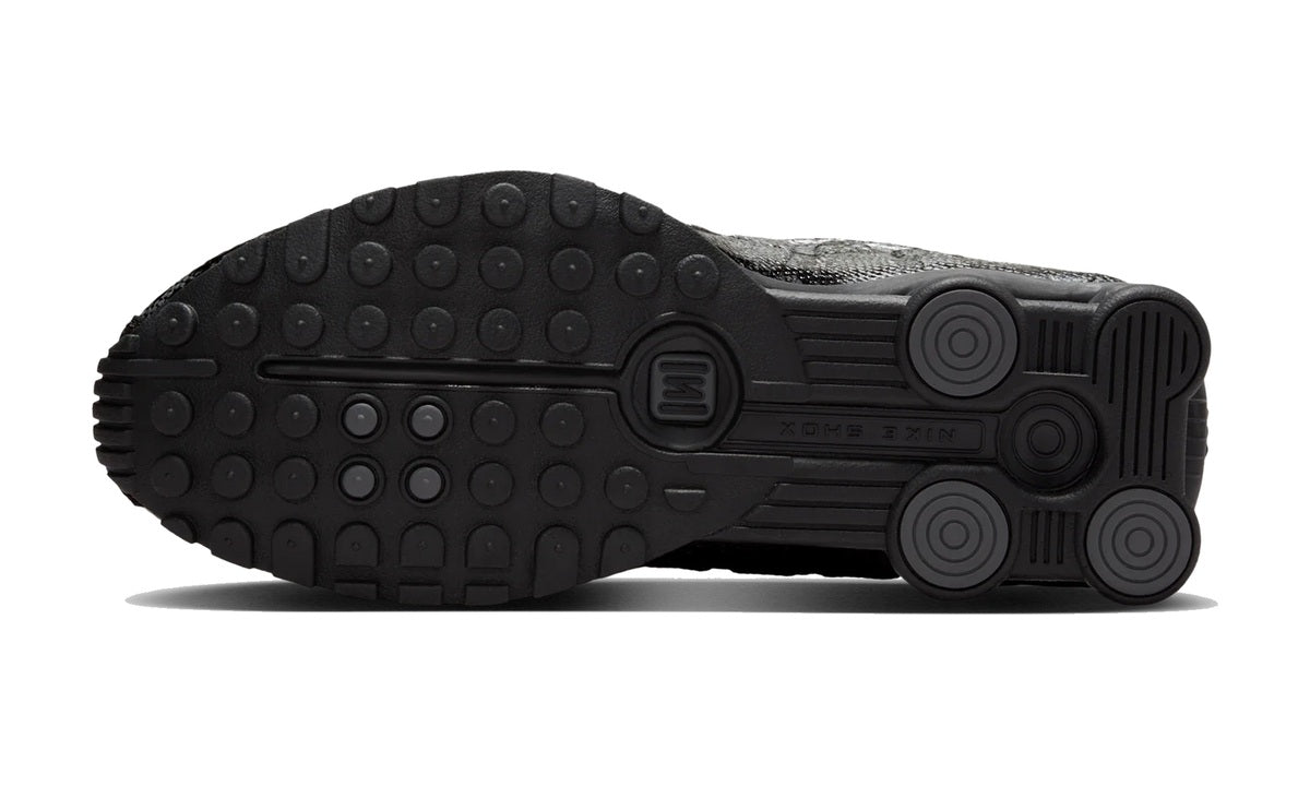 Nike Shox R4 Black Snakeskin (Women's) — vista 3