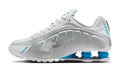Nike Shox R4 White Blue Hero Silver (Women's) — vista 1