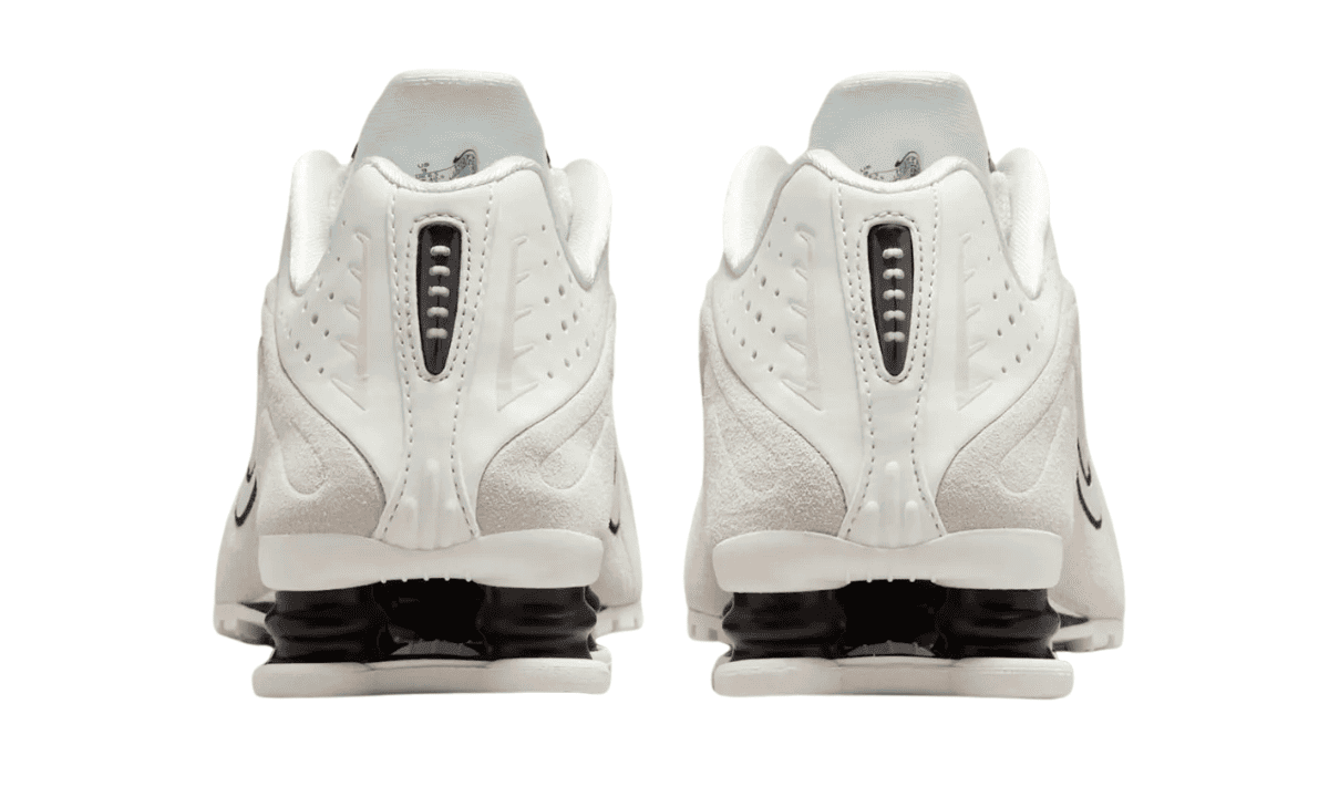 Nike Shox R4 White Suede