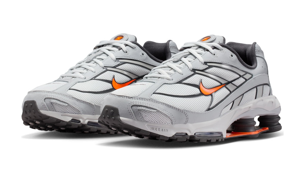 Nike Shox Ride 2 Light Smoke Grey Total Orange — vista 2