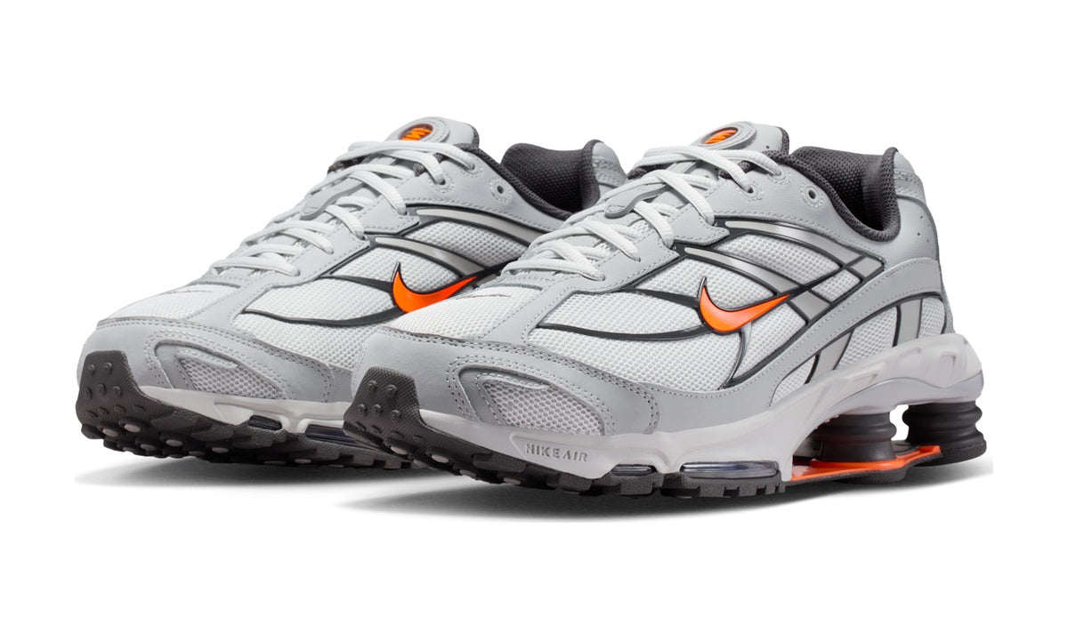 Nike Shox Ride 2 Light Smoke Grey Total Orange — vista 2