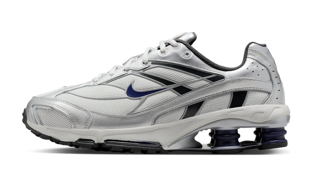 Nike Shox Ride 2 Photon Dust Metallic Silver Navy — vista 1