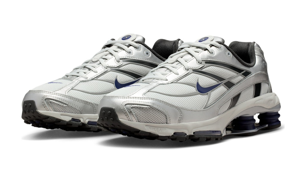 Nike Shox Ride 2 Photon Dust Metallic Silver Navy — vista 2