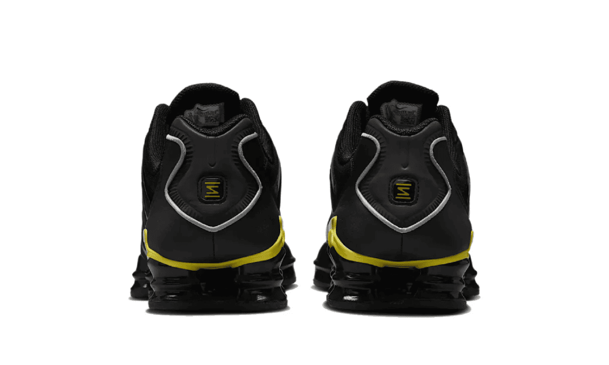 Nike Shox TL Black Dynamic Yellow Metallic Silver