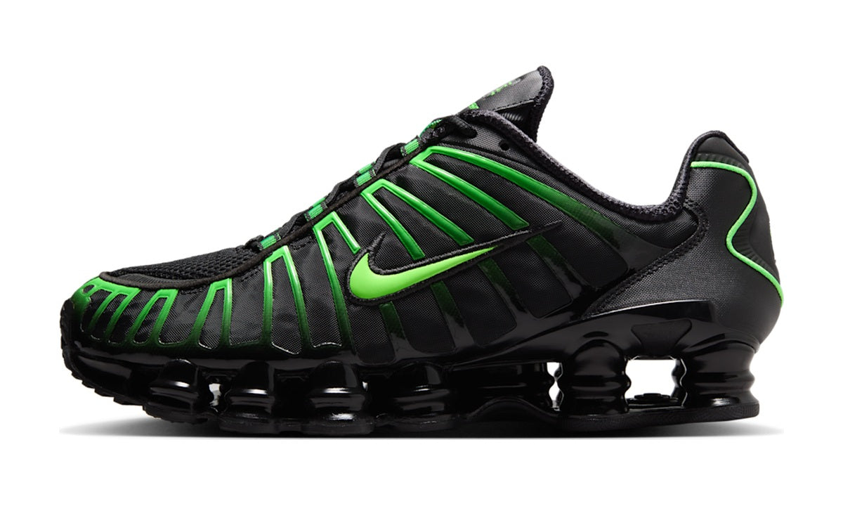 Nike Shox TL Black Green Strike — vista 1