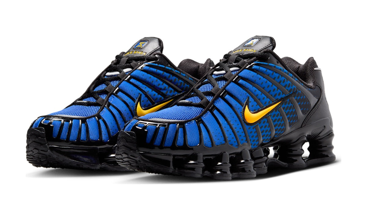 Nike Shox TL Black Lyon Blue Varsity Maize — vista 2