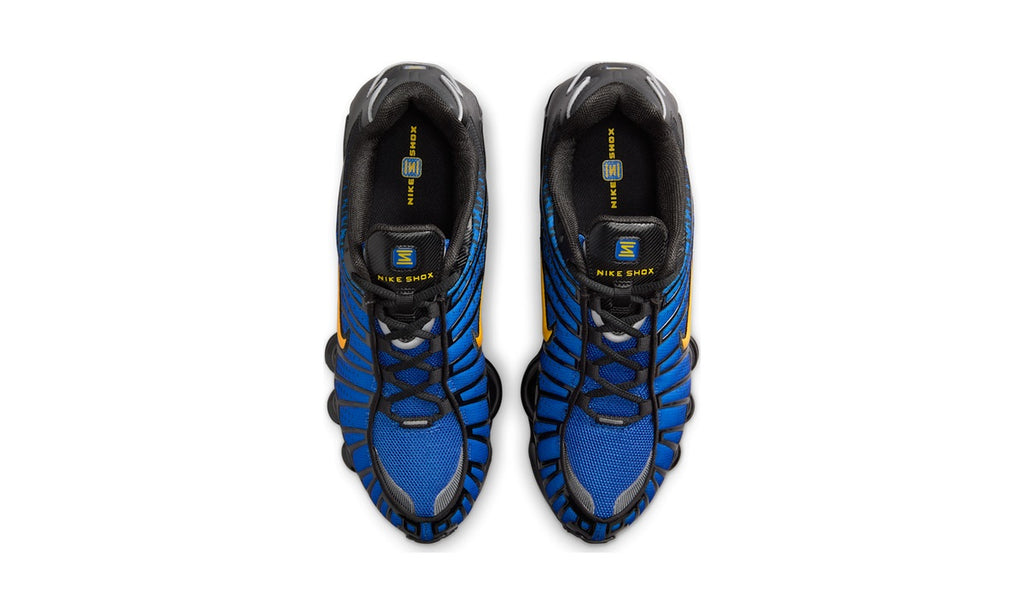 Nike Shox TL Black Lyon Blue Varsity Maize — vista 3