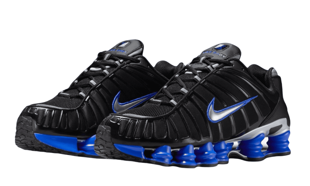 Nike Shox TL Black Racer Blue Metallic Silver