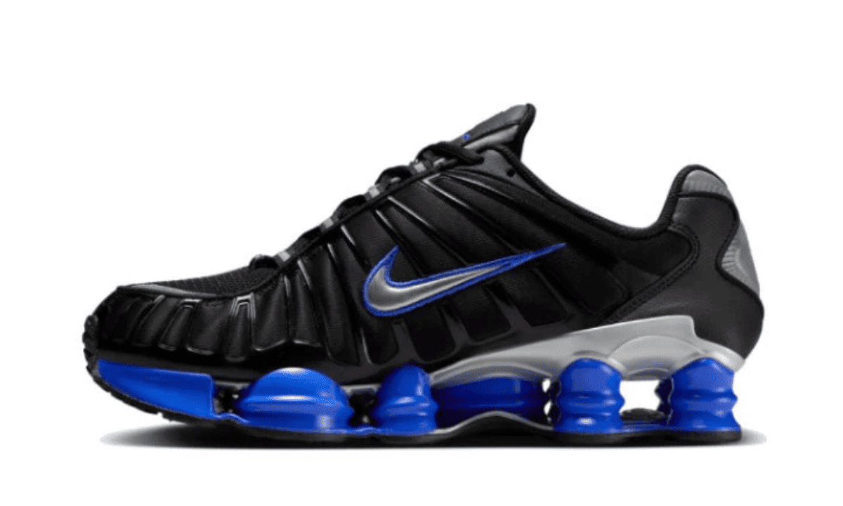 Nike Shox TL Black Racer Blue Metallic Silver
