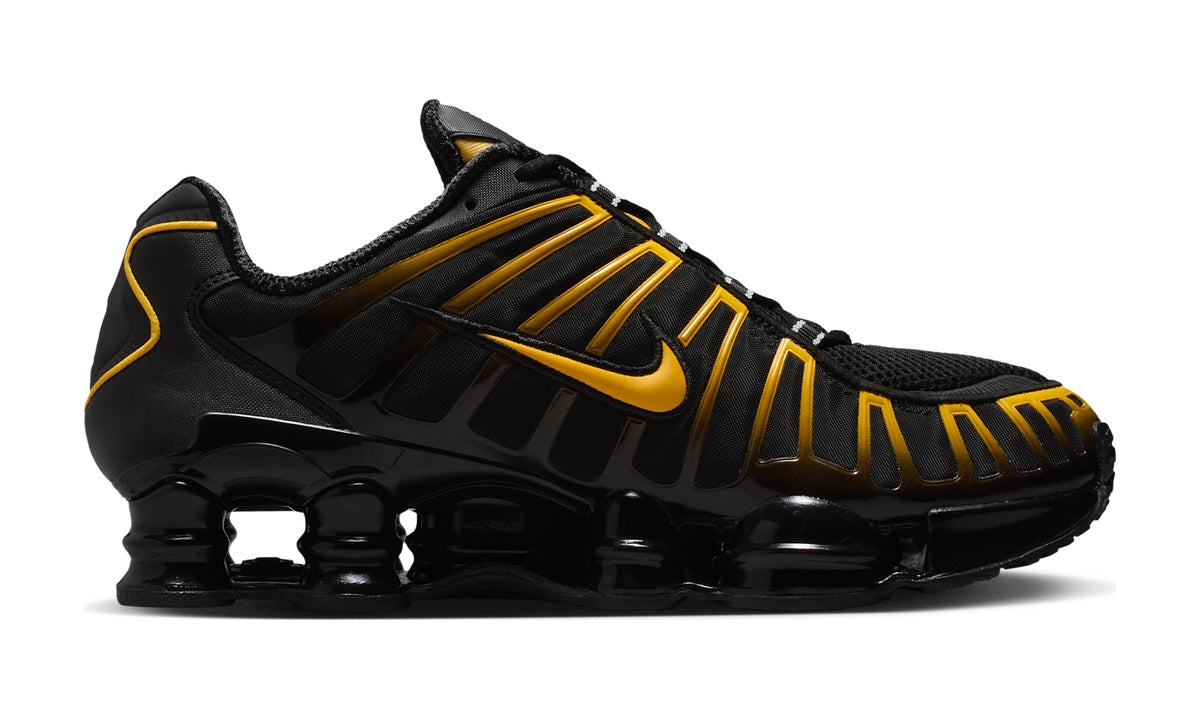 Nike Shox TL Black University Gold — vista 3