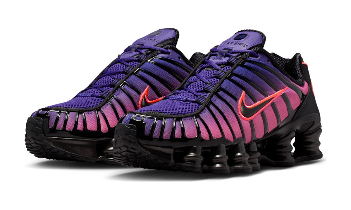 Nike Shox TL Fade Court Purple Hot Lava (Women's) — vista 2