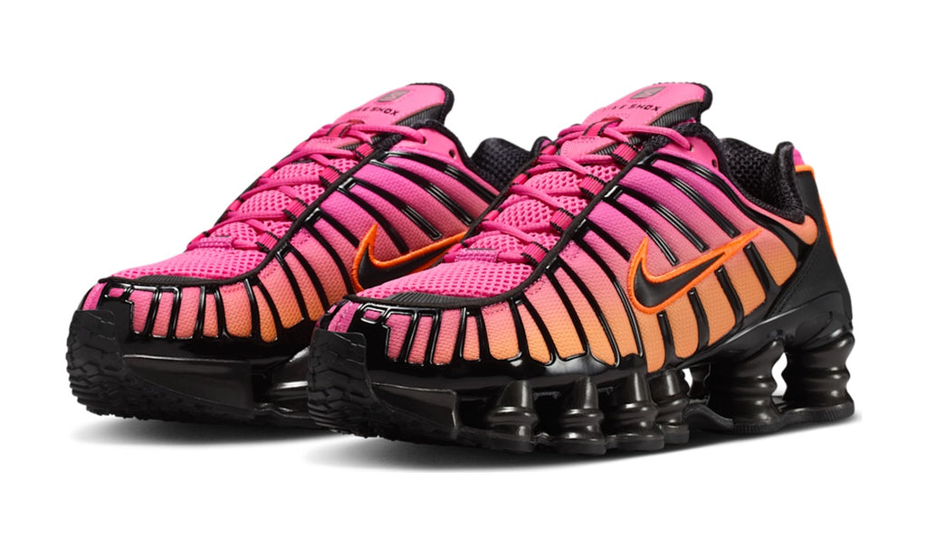 Nike Shox TL Fade Pinksicle Total Orange (Women's) — vista 2