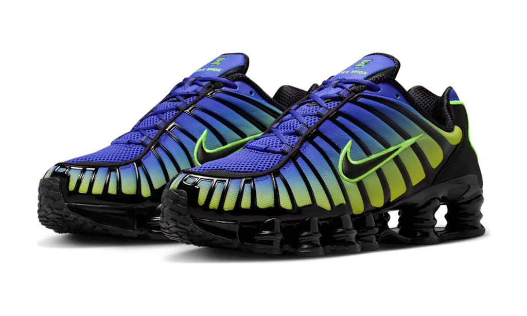 Nike Shox TL Lapis Volt Ice Black — vista 2