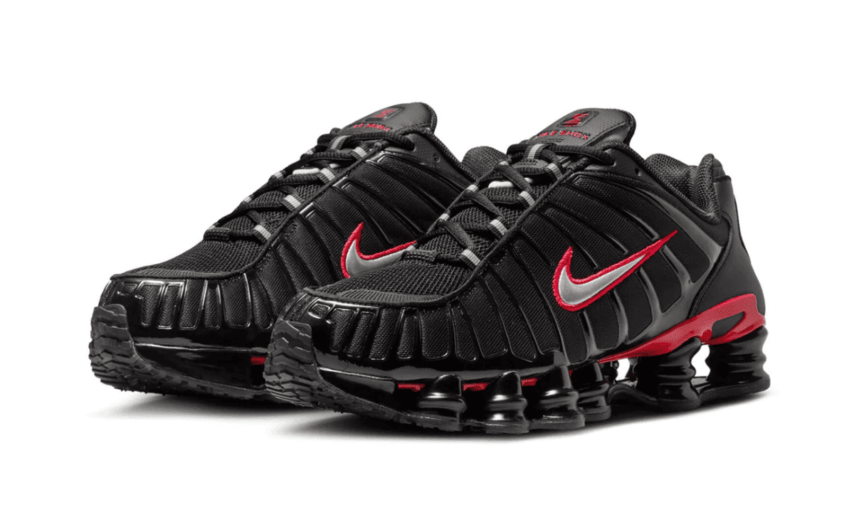 Nike Shox TL Negro Rojo Universitario