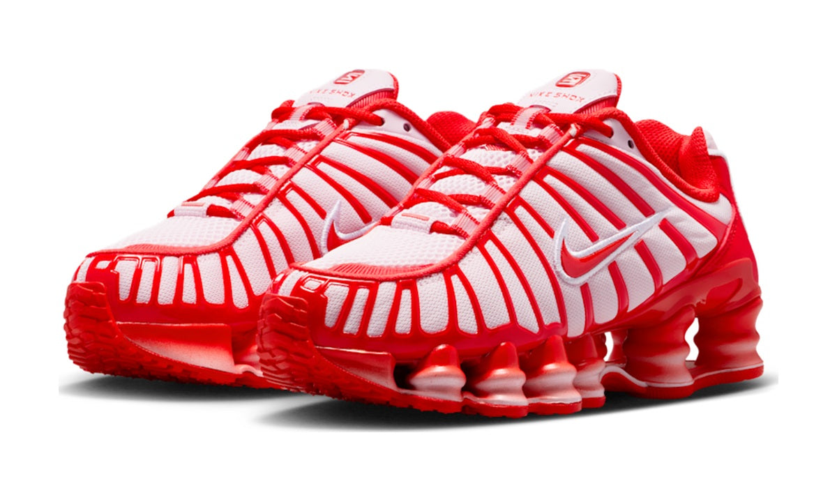 Nike Shox TL Pink Foam Habanero Red — vista 2