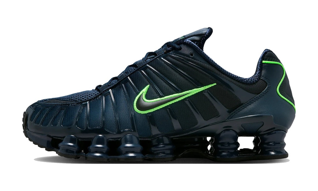 Nike Shox TL Thunder Blue Green Strike — vista 1