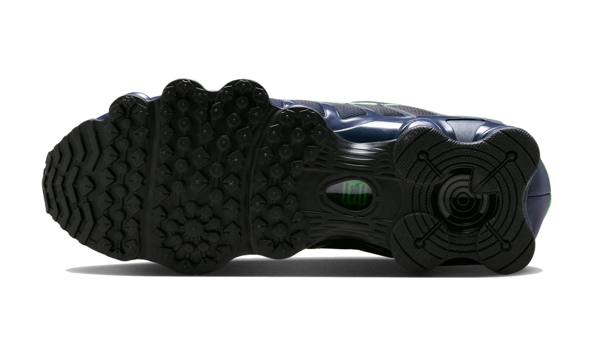 Nike Shox TL Thunder Blue Green Strike — vista 3