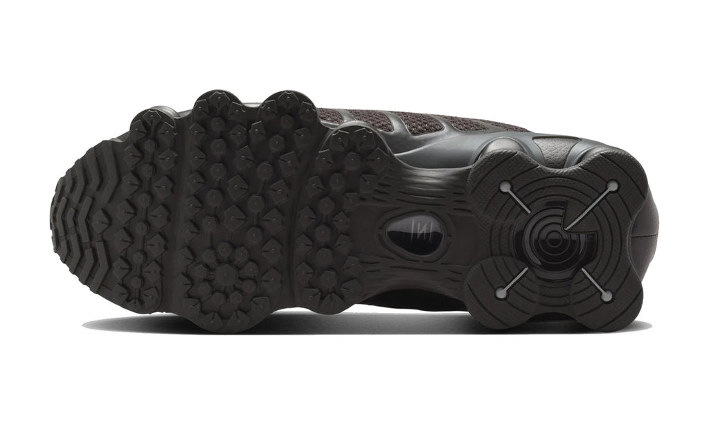 Nike Shox TL Velvet Brown Metallic Silver (Women's) — vista 3