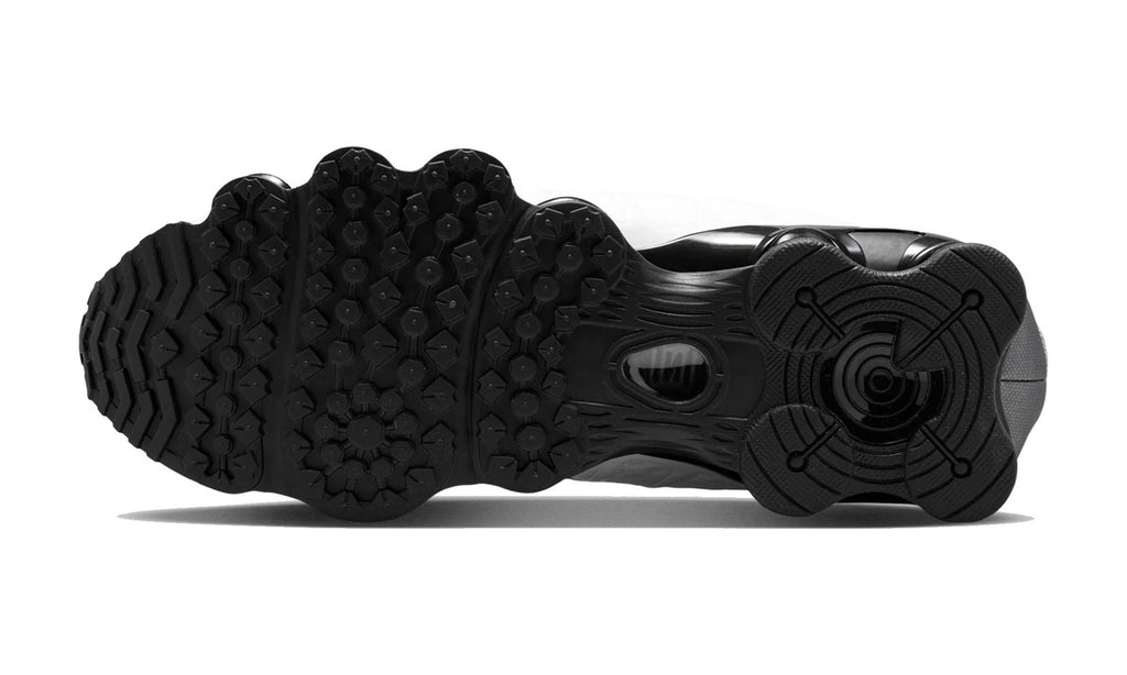 Nike Shox TL White Black Metallic Cool Grey — vista 3