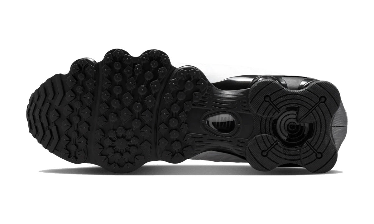 Nike Shox TL White Black Metallic Cool Grey — vista 3