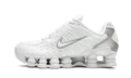 Nike Shox TL White Metallic Silver Max Orange