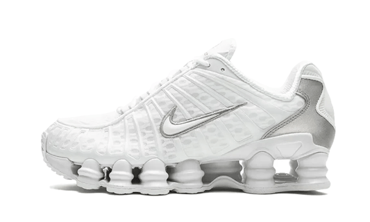 Nike Shox TL White Metallic Silver Max Orange
