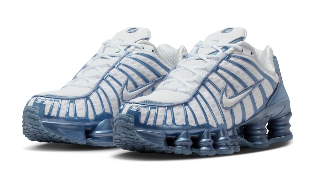 Nike Shox TL White Work Blue (Women's) — vista 2