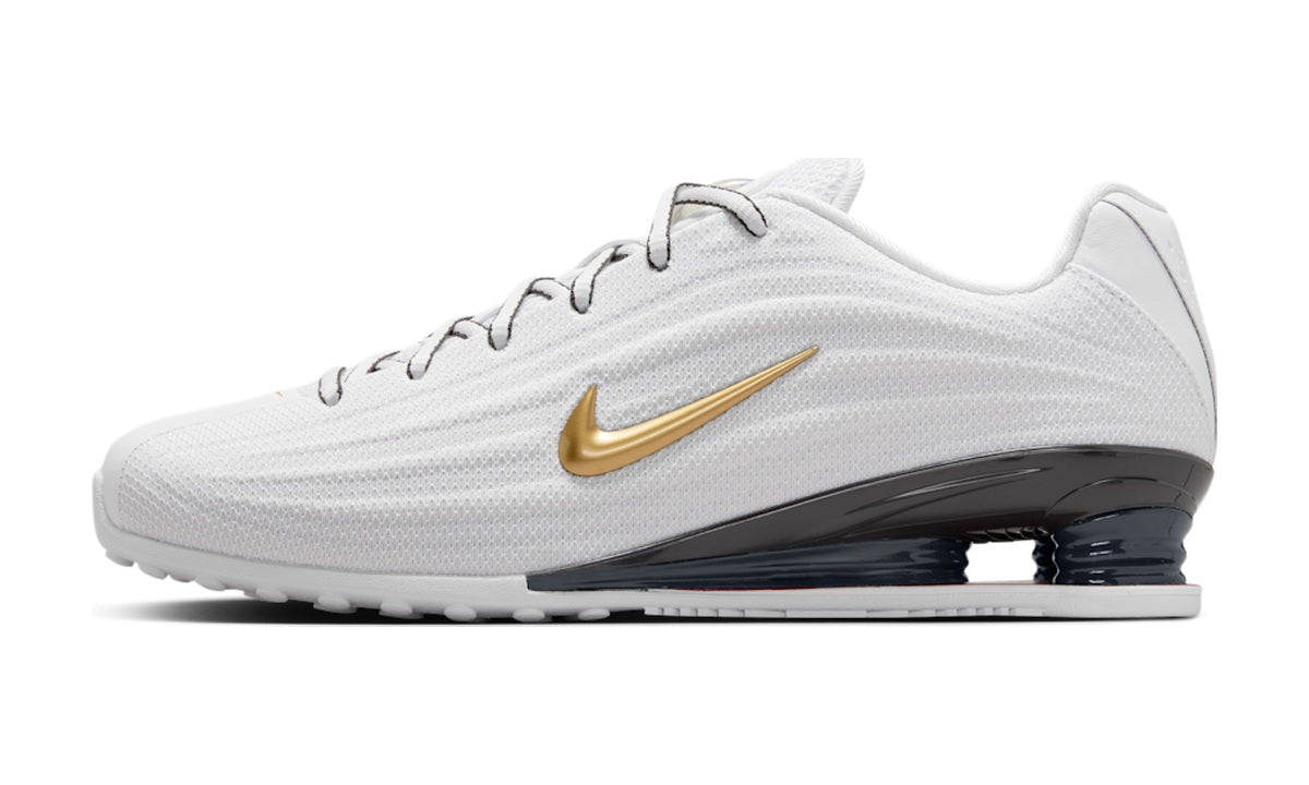 Nike Shox Z White Metallic Gold (Women's) — vista 1