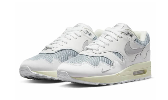 Air Max 1 Patta Waves White Grey