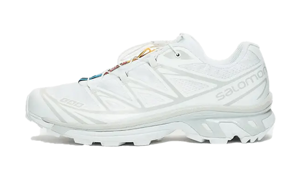 Salomon XT-6 White Lunar Rock — vista perfil