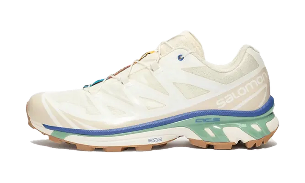 Salomon XT-6 Vanilla Ice Granite Green Gum — vista perfil