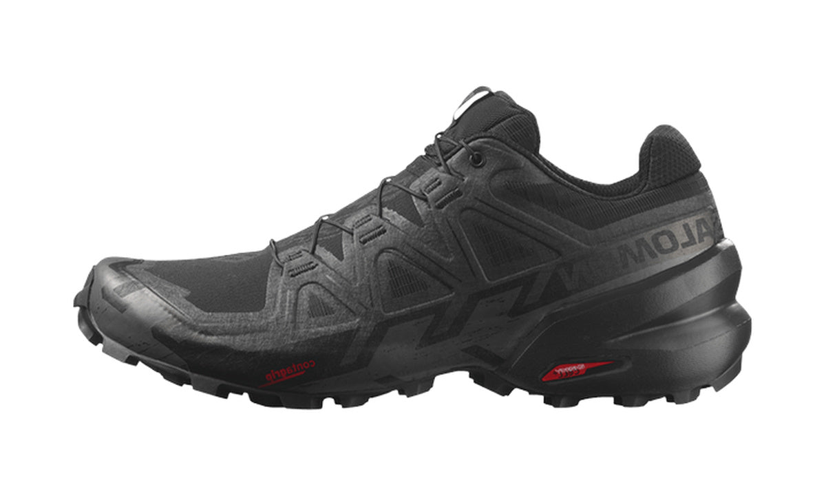 Salomon Speedcross 6 Black Phantom de perfil