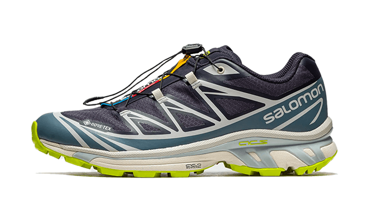 Salomon XT-6 Gore-Tex Night Sky China Blue — vista perfil