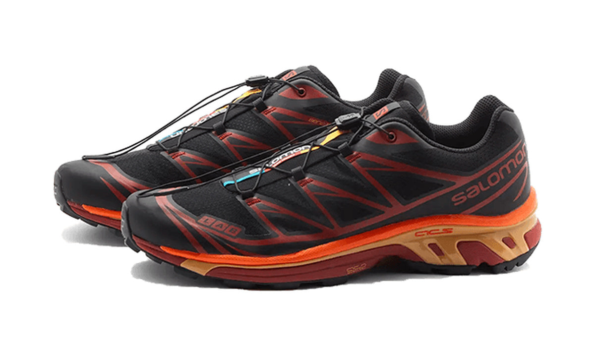 Salomon XT-6 Chocolate Plum Vibrant Orange - vista 2