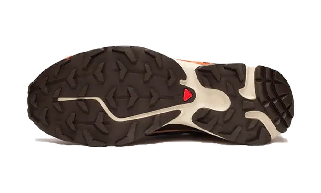 Salomon XT-6 Delicioso Chocolate Fondant Peach — vista suela