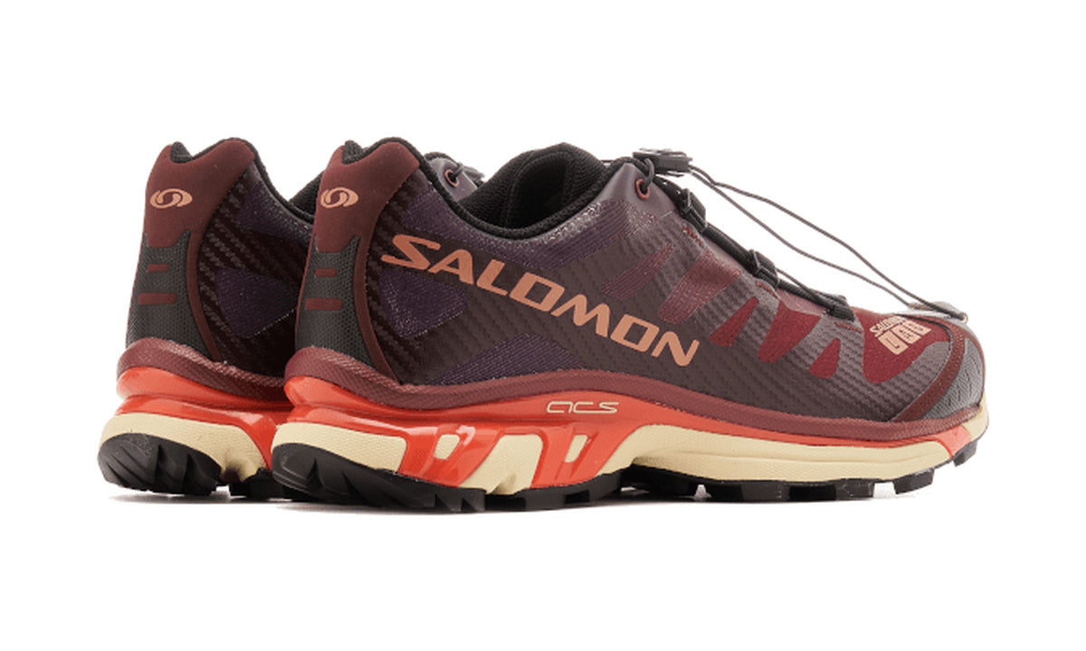 Salomon XT-4 Bitter Chocolate Mocha Mousse Fiery Red - vista 3